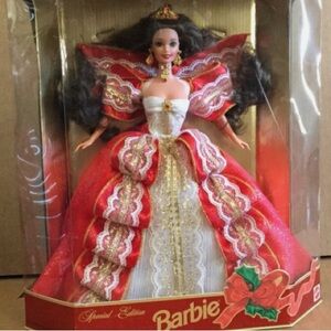 Barbie doll 10th anniversary special holiday edition